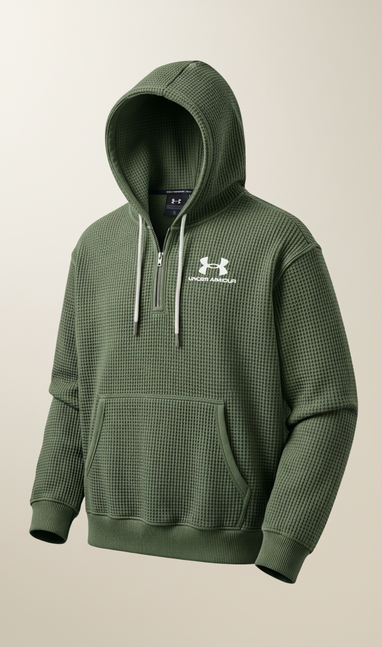 Unisex Waffle Knit Hoodie, Your Daily Must‑Have