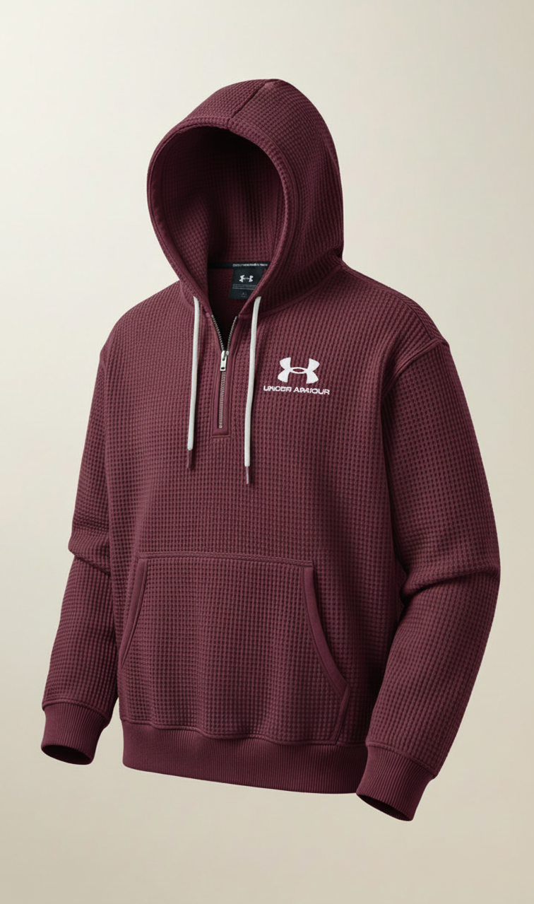 Unisex Waffle Knit Hoodie, Your Daily Must‑Have