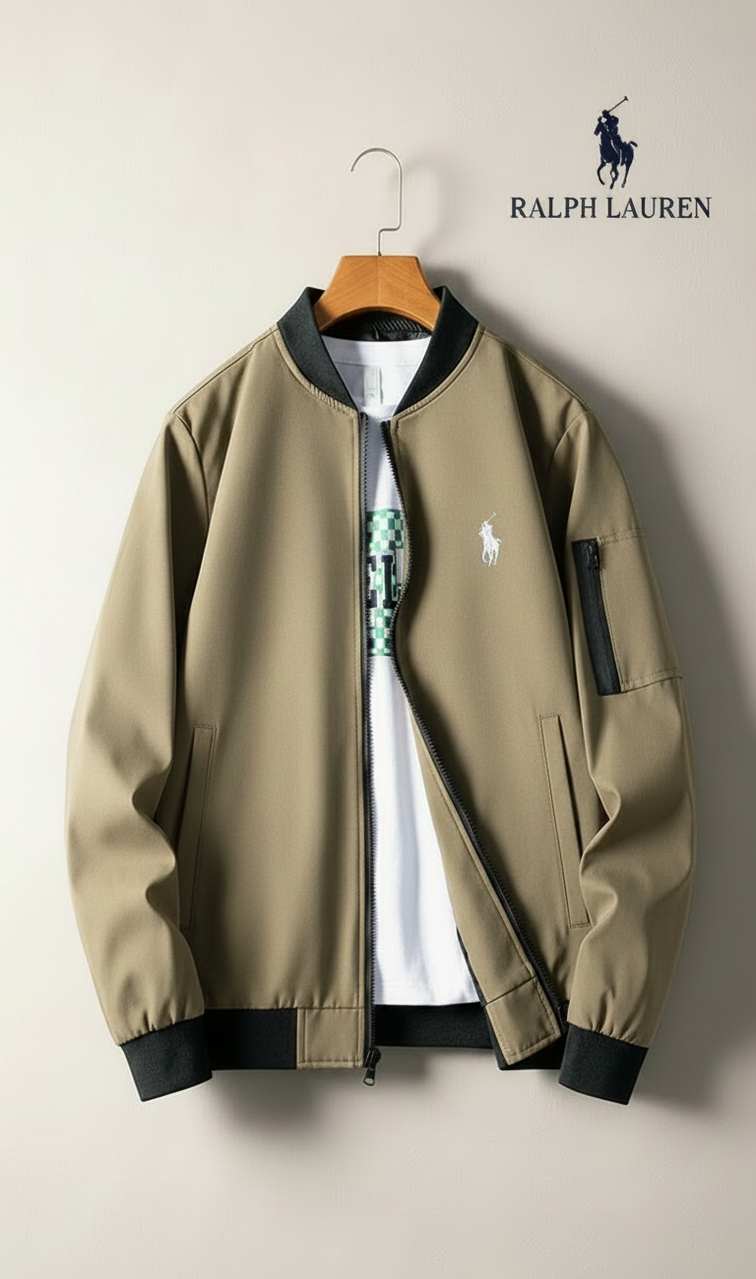 ✨ Casual Zip‑Up Baseball Collar Outerwear