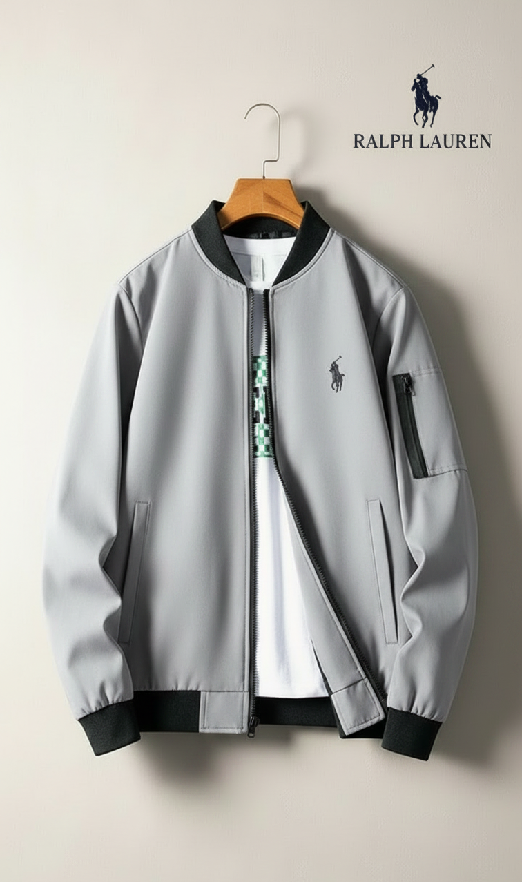 ✨ Casual Zip‑Up Baseball Collar Outerwear