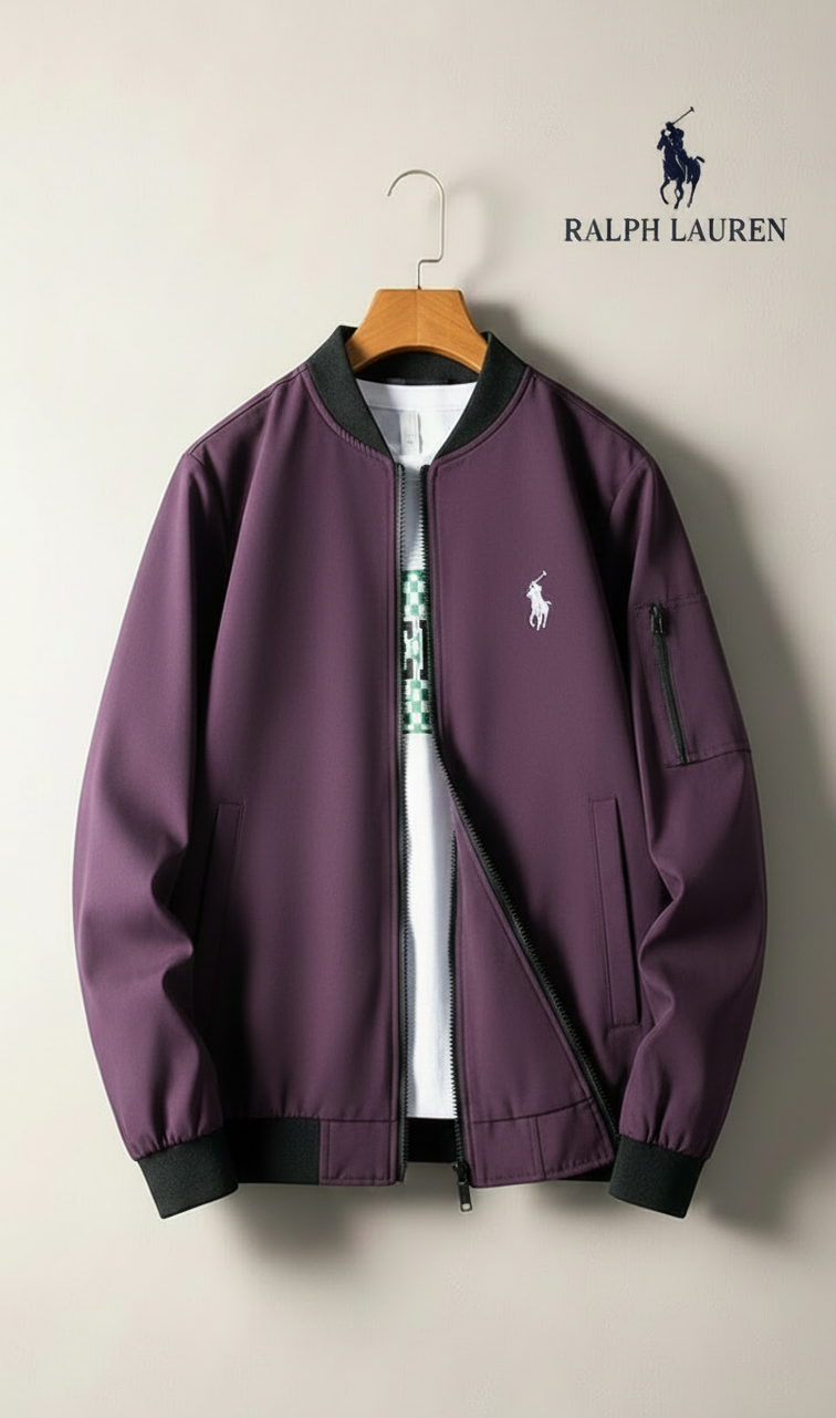 ✨ Casual Zip‑Up Baseball Collar Outerwear