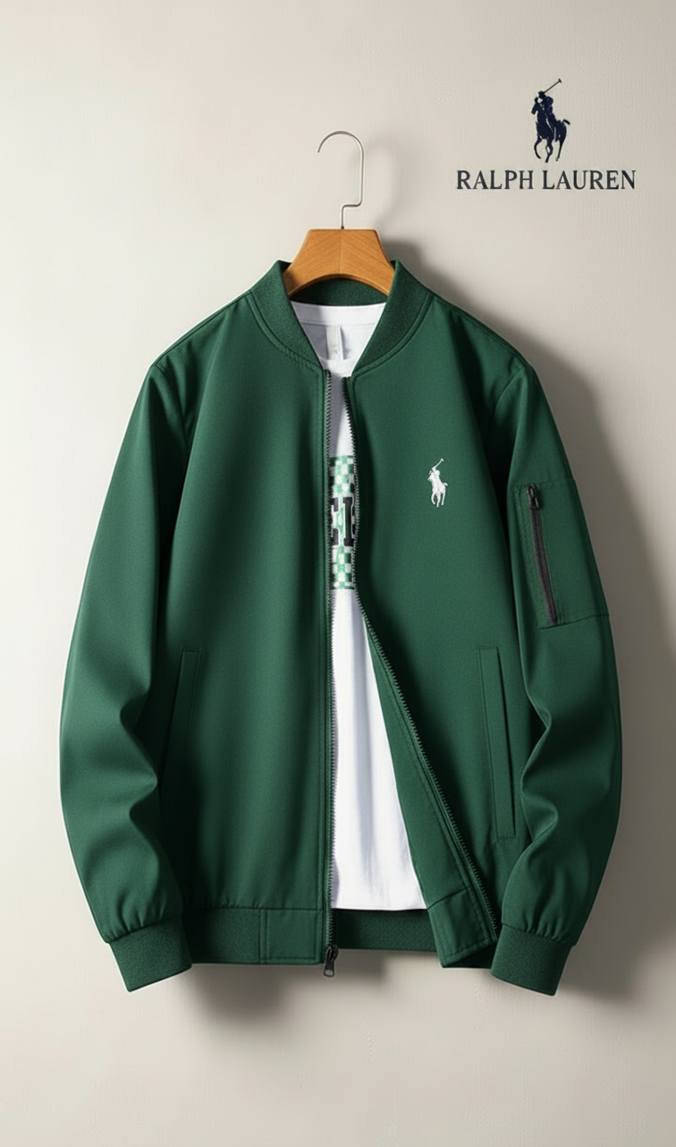 ✨ Casual Zip‑Up Baseball Collar Outerwear