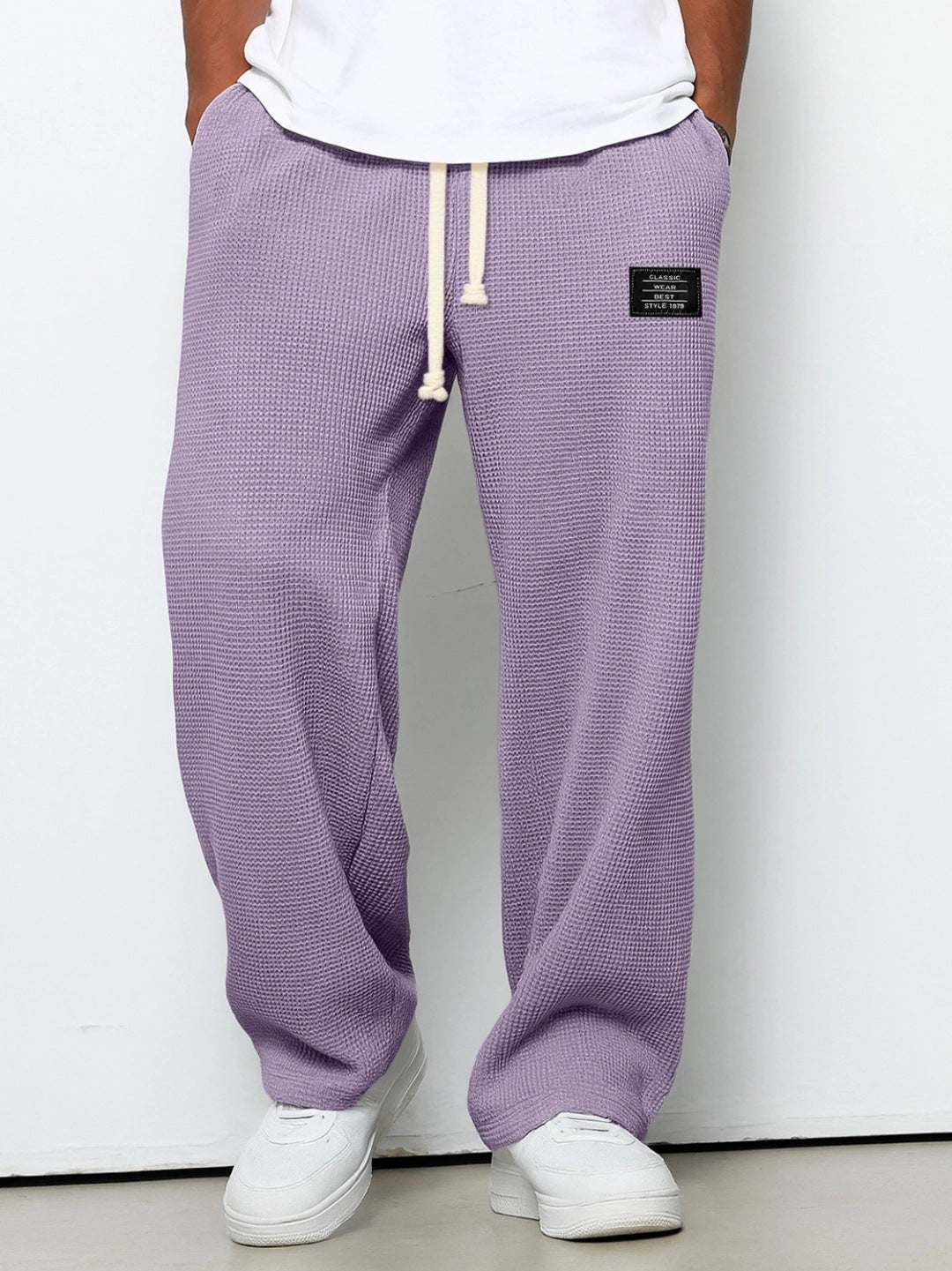 New Drawstring Elastic Casual Pants